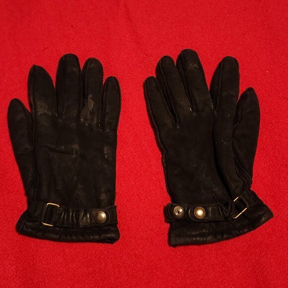 Leather gloves, size medium - Picture 2 of 4